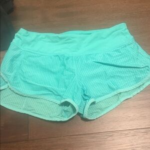 lululemon athletica Turquoise Athletic Shorts